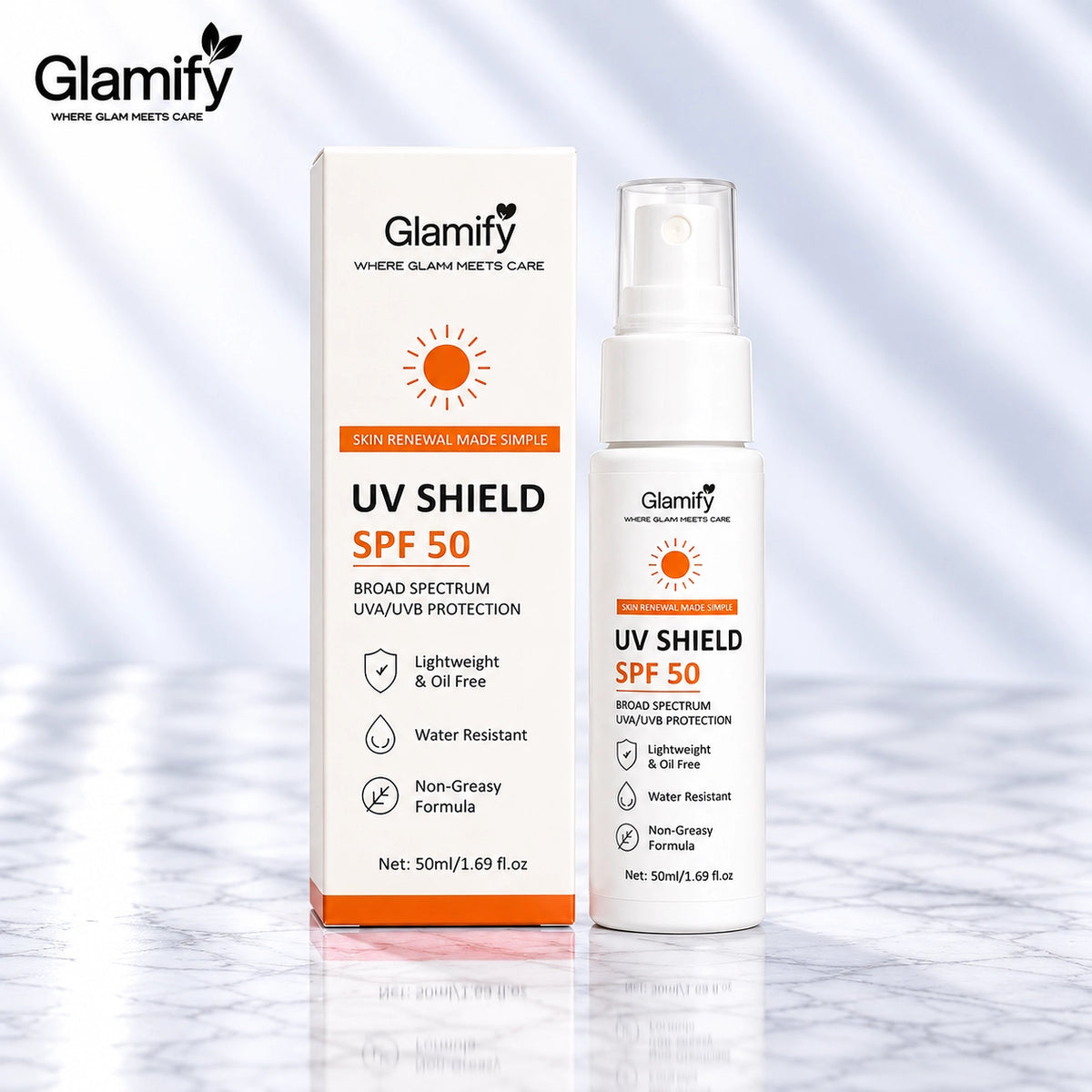 UV SHEILD SUNSCREEN SPF 50 - For All Skin Types