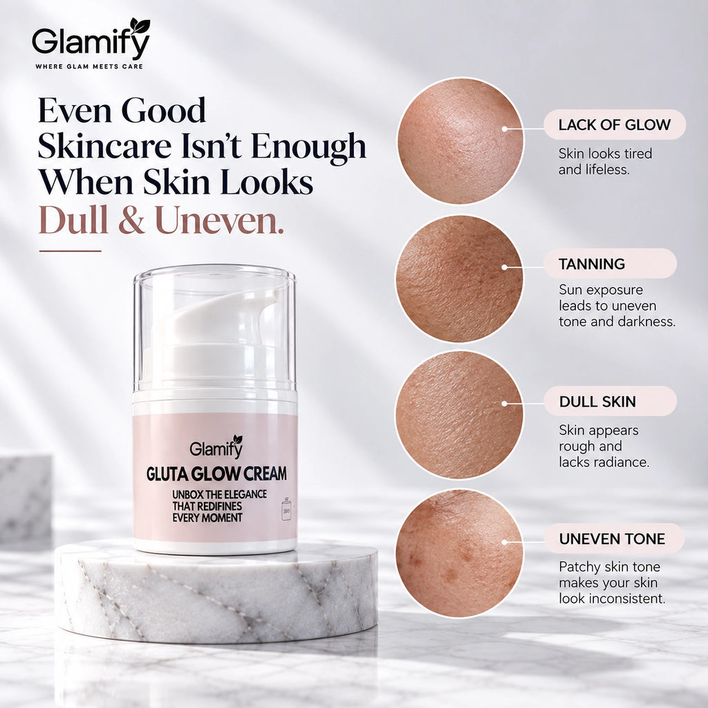 GLUTA GLOW CREAM - For Oily , Normal & Combo Skin