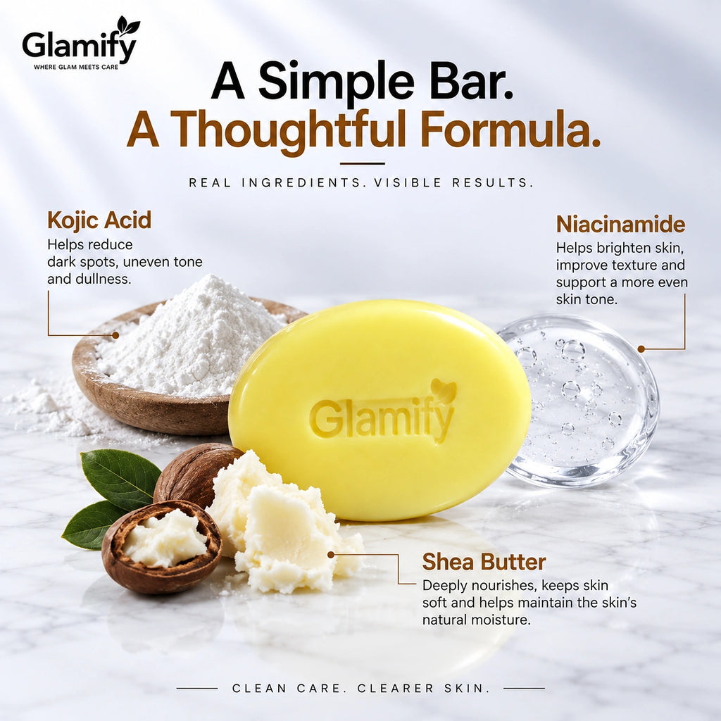 KOJIC ACID SOAP WITH SHEA BUTTER - For Normal and Oily Skin