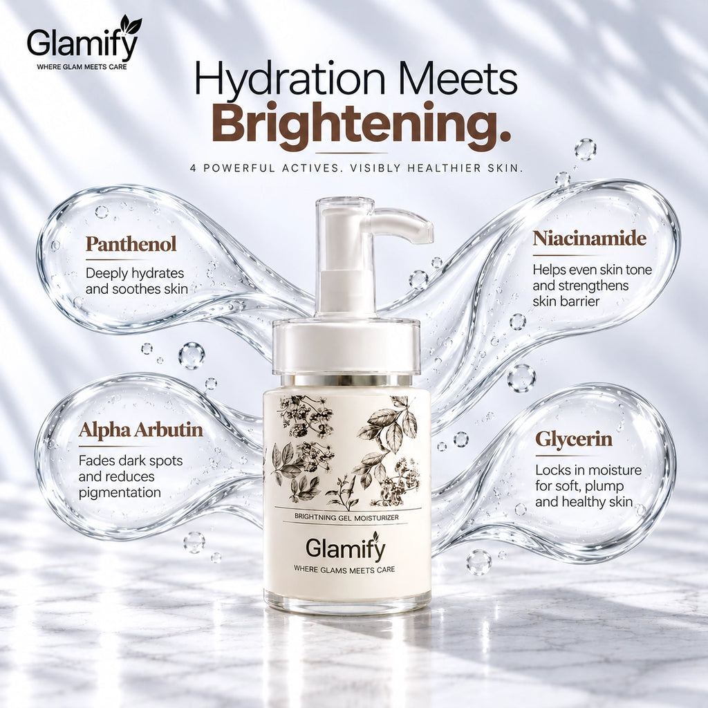 BRIGHTENING GEL MOISTURIZER - For Oily & Combination Skin