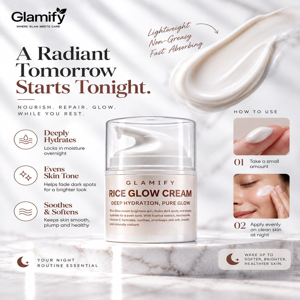 RICE GLOW CREAM - For Normal & Dry Dull Skin