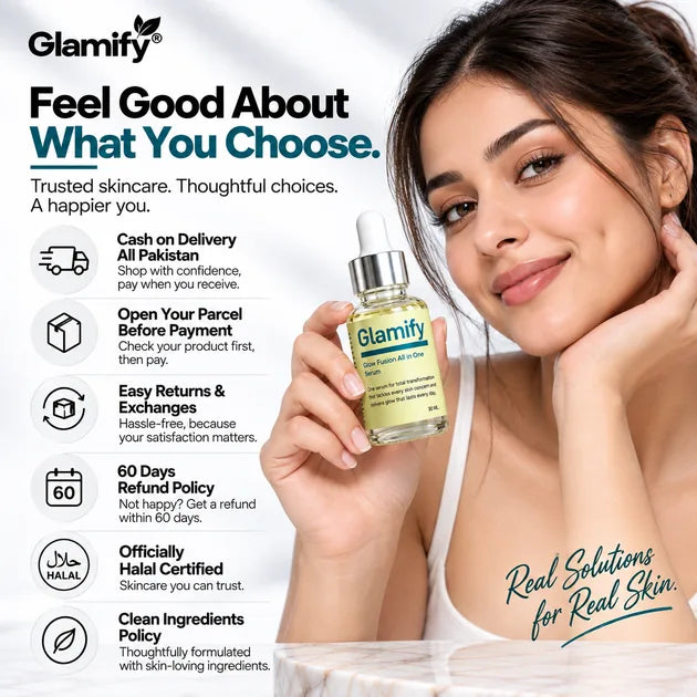 GLOW FUSION ALL IN ONE SERUM - For Oily , Combo & Tanned Skin
