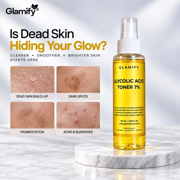 GLYCOLIC ACID TONER - For Oily ,Normal & Combination Dull Skin