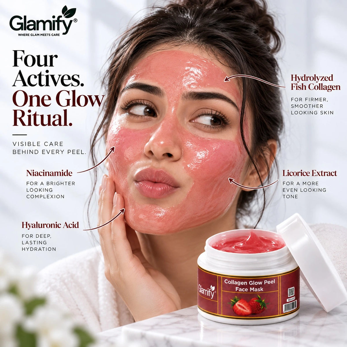 COLLAGEN PEEL-OFF MASK - For Oily , Normal & Combination Skin