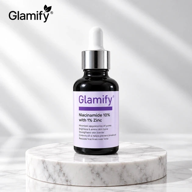 NIACINAMIDE WITH ZINC SERUM - For Oily , Combo and Un Even Skin Tone