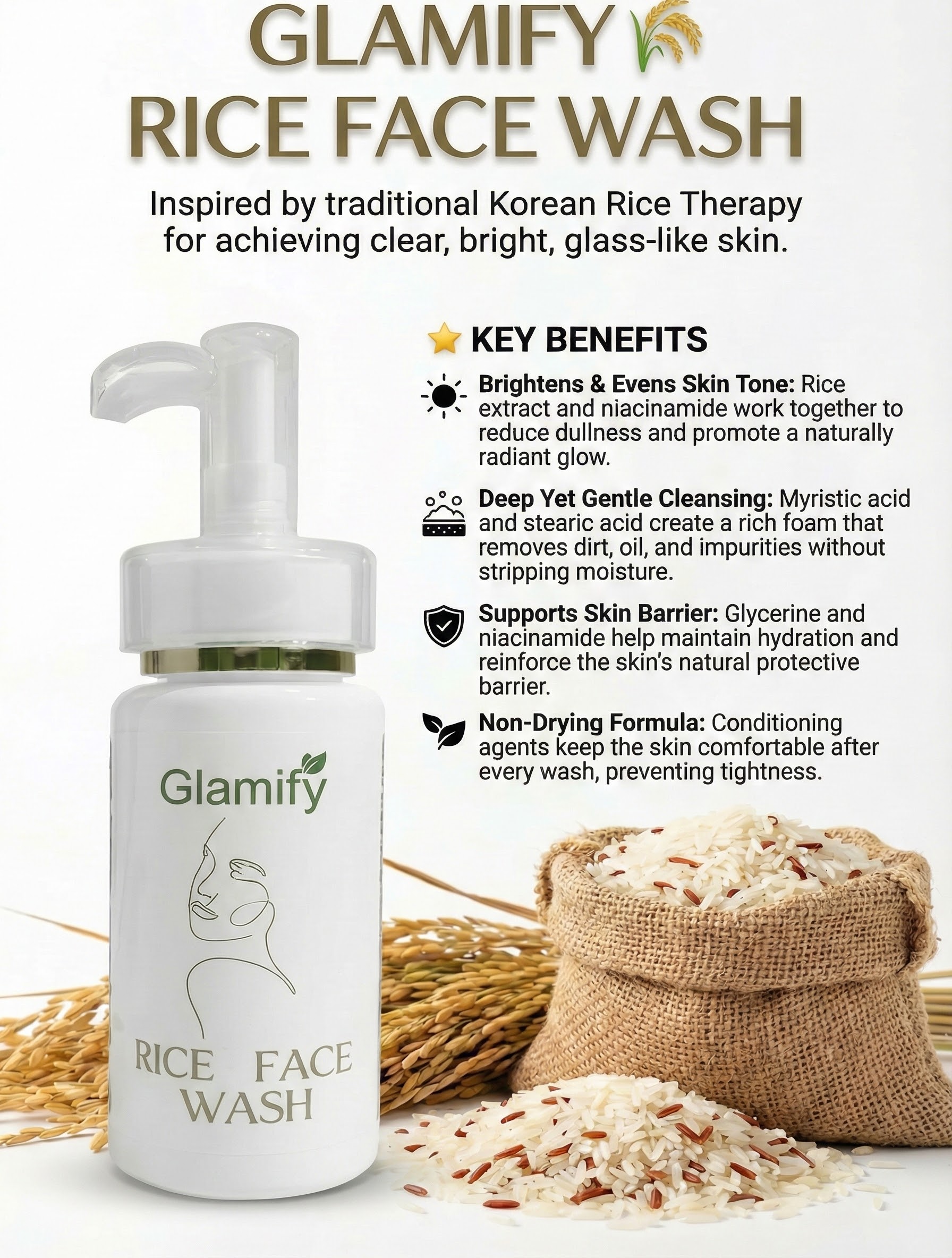 Rice Face Wash - Image 5