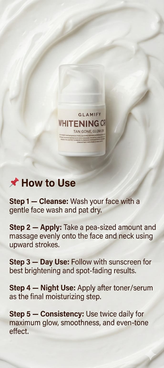 Glamify Whitening Cream - Image 2