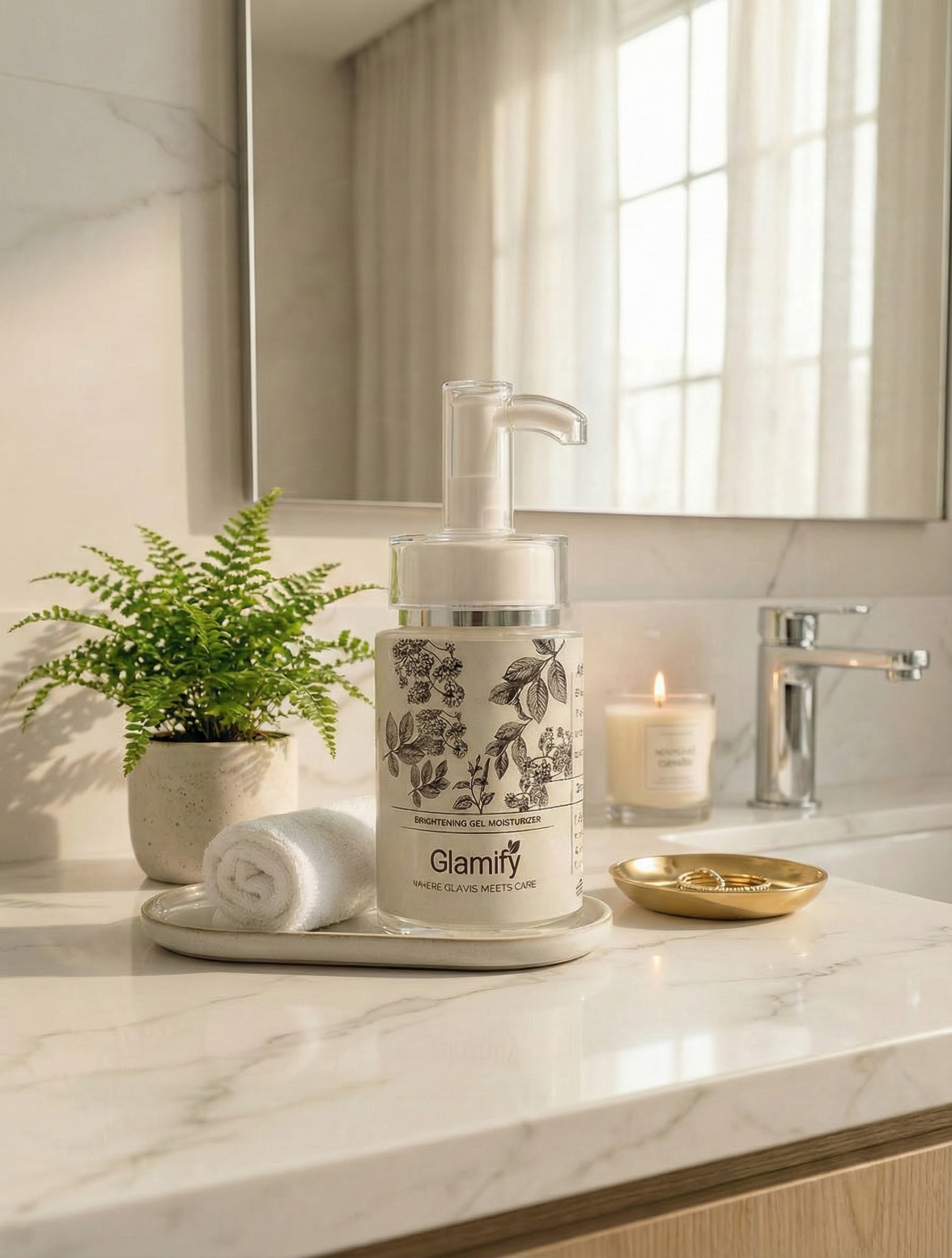 Glamify Brightening Gel Moisturizer - Image 2